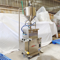 Machine de remplissage semi-automatique à piston pneumatique en acier inoxydable pour crème et lotion cosmétique – Meilleures ventes