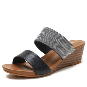 Sandales compensées Xuanhui, nouvelle collection été, style bohème, souples, plateforme romaine 5 cm, pour femmes et dames - Product Image 2