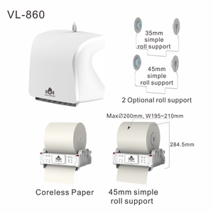 <span class=keywords><strong>Distributeur</strong></span> de <span class=keywords><strong>papier</strong></span> essuie-tout commercial super compact à capteur, idéal pour les centres commerciaux et les bureaux, design ultra-compact pour rouleaux standard - Product Image 3