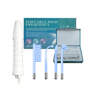 Appareil Facial Portable Haute Fréquence Darsonval Compatible AU/US – Baguette de Thérapie par Ondes pour Soin du Visage, Traitement de l'Acné et de la Peau