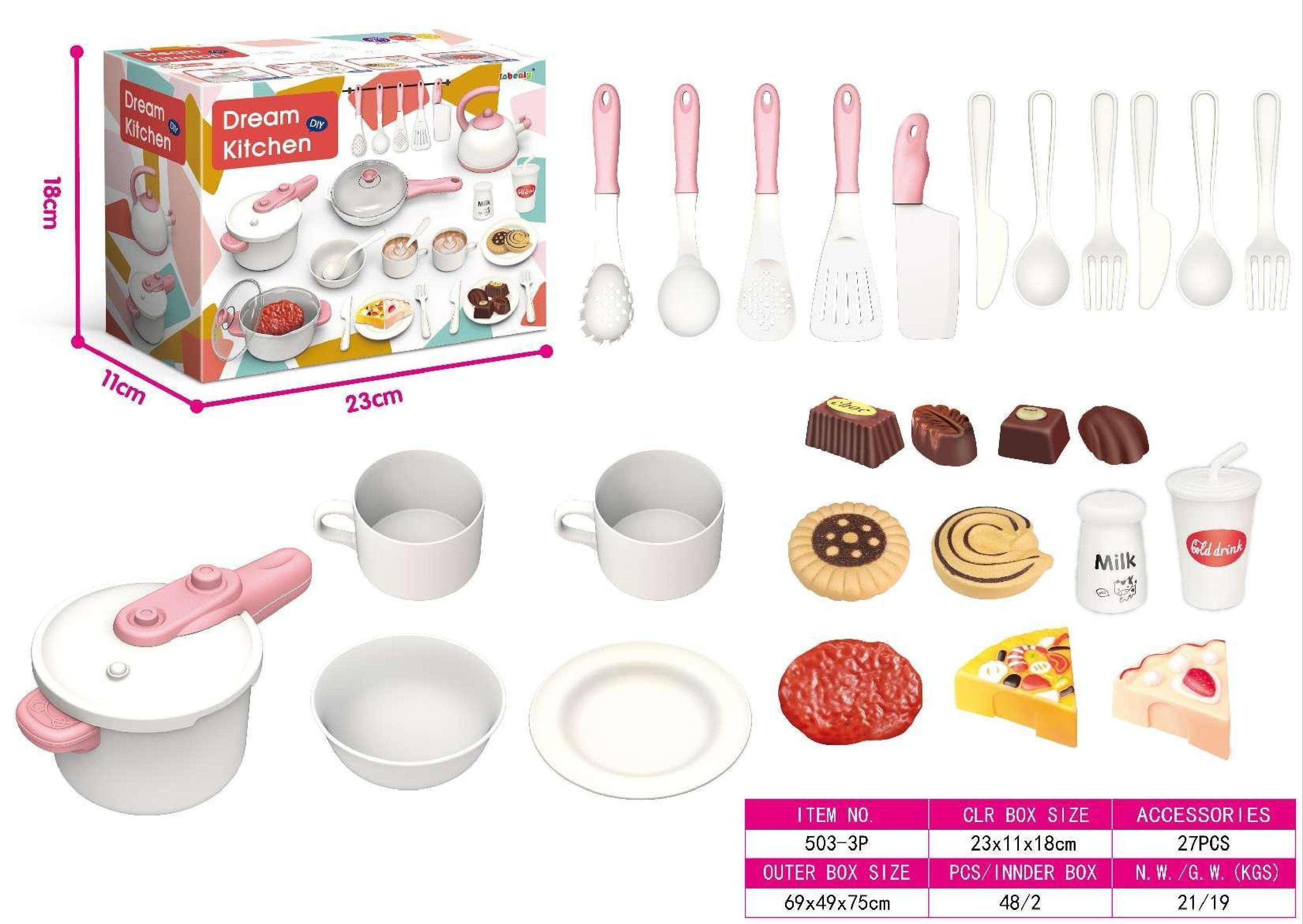 503-3P Pink- Pressure cooker set