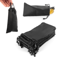 BestClean pochette pour lunettes de soleil en microfibre souple étanche à la poussière pour lunettes portables transporter la poussière pratique