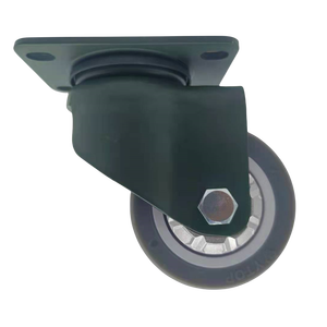 عربة نقالة من الفولاذ المنجلي من YTOP 3 بوصة فرامل دوارة طبية PP سعة تحميل لأثاث المستشفى الصغير - Product Image 2