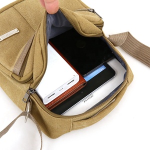 <span class=keywords><strong>Bolso</strong></span> de lona de un solo hombro para <span class=keywords><strong>hombre</strong></span>, <span class=keywords><strong>bandolera</strong></span> de negocios de ocio, compra directa - Product Image 2