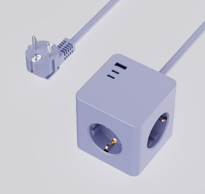 KC/CE Multi <b>Usb</b> Cube Socket Portable Travel 16A Socket Power Socket Power Strip EU 3 AC OUTLETS with 1 <b>USB</b> a 2 Type c PD20W - Product Image 6