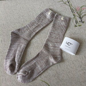 Özelleştirilmiş kadın yün kaburga örgü Darcy rahat süper yumuşak salon hımbıl ekip çorap - Product Image 6