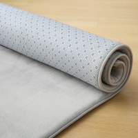Tapis de jeu épais en velours corail pour bébés et tout-petits, écologique, adapté aux animaux domestiques, non toxique, facile à nettoyer, tapis de sol à mémoire de forme pour enfants