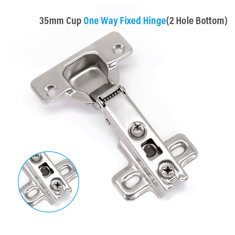 .35mm cup one way fixed hinge(2 hole bottom)