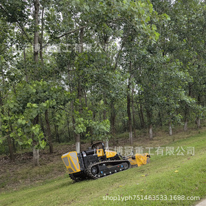 เครื่องตัดหญ้าแบบรีโมทคอนโทรล HhzH-40 ใช้เครื่องยนต์เบนซิน สำหรับพื้นที่ขรุขระ ตัดหญ้าบนทางลาดชัน ริมถนน และดินขรุขระ - Product Image 3