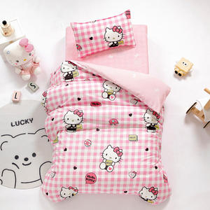 Vente directe d'usine, ensemble de literie pour enfants moderne 100% coton pur, ensemble trois pièces avec motifs de dessins animés, biologique 300tc - Product Image 5