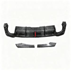 Kits de diffuseur, séparateurs, lèvre avant et jupes latérales en fibre de carbone véritable style <span class=keywords><strong>RS5</strong></span> pour <span class=keywords><strong>Audi</strong></span> A5 S5 <span class=keywords><strong>RS5</strong></span> B9.5 2020 2021 <span class=keywords><strong>2022</strong></span> 2023 2024 - Product Image 4