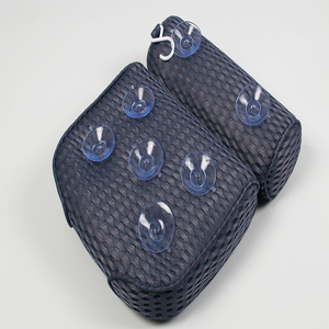2022 trendy style adult headrest 3d bath pillow waterproof soft spa bath tub pillow for bathroom