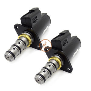 Vanne solénoïde 24V CC 121-1490 équivalente OEM pour système hydraulique de chargeuse-pelleteuse Caterpillar, pièces de machines de construction - Product Image 5