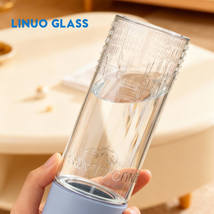 Bicchiere in Vetro Borosilicato Innovativo LINUO 16:9, Antigoccia, Portatile ed Estetico, Ideale per Ogni Situazione - Product Image 6