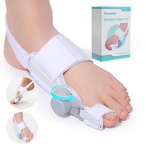 <span class=keywords><strong>Correttore</strong></span> alluce alluce <span class=keywords><strong>bianco</strong></span> regolabile per donne e uomini supporto giorno notte raddrizzatore e separatore dita alluce-1 pezzo - Product Image 1