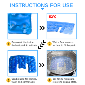 New Arrival Magic Click Heat <b>Pack</b> Portable Hand Warmer <b>Instant</b> Heat Bag for Outdoor Shoulder Hot & <b>Cold</b> <b>Packs</b> - Product Image 5