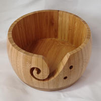Bol à fil en bois coloré, portable, durable, écologique, de haute qualité, design artisanal, accessoire de couture, tricot, 15 cm