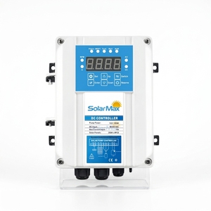 Pompe à eau solaire hybride <span class=keywords><strong>SolarMax</strong></span> 1100W pour puits profond, système haute pression avec turbine en plastique - Product Image 1