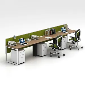 Office Furniture 3 people office desk Open Office Work Station Cubicle Staff Workstation Desk 2 3 person Workstation