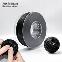 Filament d'impression 3D TPU 70A à haute élasticité, fourni par l'usine, 215 ° -225 ° Filament extensible pour balles en nid d'abeille et balles anti-stress