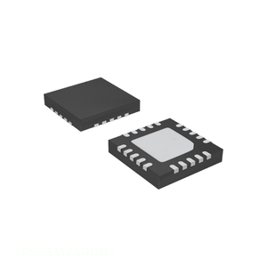 20 VFQFN con placa expuesta en stock, componentes electrónicos en compra: TPS53317ARGBT, IC de gestión de energía (PMIC) REG CONV DDR 1OUT 20VQFN - Product Image 1