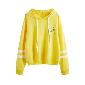 Sweat-shirts à capuche en molleton imprimés surdimensionnés et respirants pour femmes, à manches longues, avec poches, nouveau style, motif sur le devant, pour l'hiver et l'automne - Product Image 3