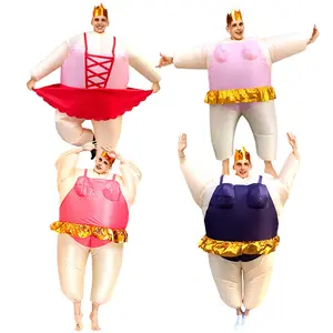 Взрослые детские забавные жира борьба сумо-борьба с имитацией воздушного удар со шнуровкой надувные костюмы