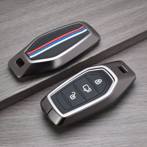 DM nâng <span class=keywords><strong>c</strong></span>ấp hợp kim kẽm thông minh vỏ chìa khóa xe <span class=keywords><strong>b</strong></span>ảo vệ <span class=keywords><strong>B</strong></span>ìa Silicone nút <span class=keywords><strong>b</strong></span>ảo vệ phù hợp cho mahindra - Product Image 2