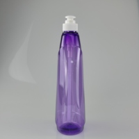Usine directe 1000ml PET plastique plat bouteille pompe vaisselle liquide shampooing corps lavage Lotion emballage sérigraphie Surface