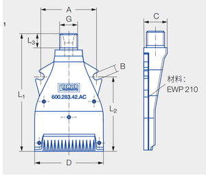 Buse rotative à brouillard haute pression en acier inoxydable/laiton Lechler Spray anti-goutte basse pression Jet d'air à brume fine 600.283.42 - Product Image 4