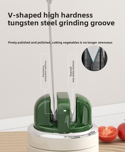 <span class=keywords><strong>Pietra</strong></span> Affilacoltelli Rotonda a Ventosa, Affilatore Rapido per Uso Domestico, Strumento Professionale da Cucina per <span class=keywords><strong>Affilare</strong></span> Coltelli e Forbici - Product Image 6