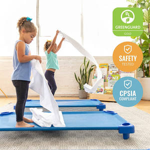 Durevole <span class=keywords><strong>Montessori</strong></span> <span class=keywords><strong>lettino</strong></span> per scuola materna in età prescolare letto impilabile coperta cuscino di stoccaggio al coperto presepi per la scuola del bambino soggiorno - Product Image 5
