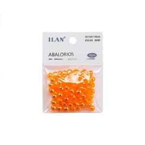 Perline Arancioni Ilan Abalorios 6mm 20g per Creazione di Gioielli - Product Image 1