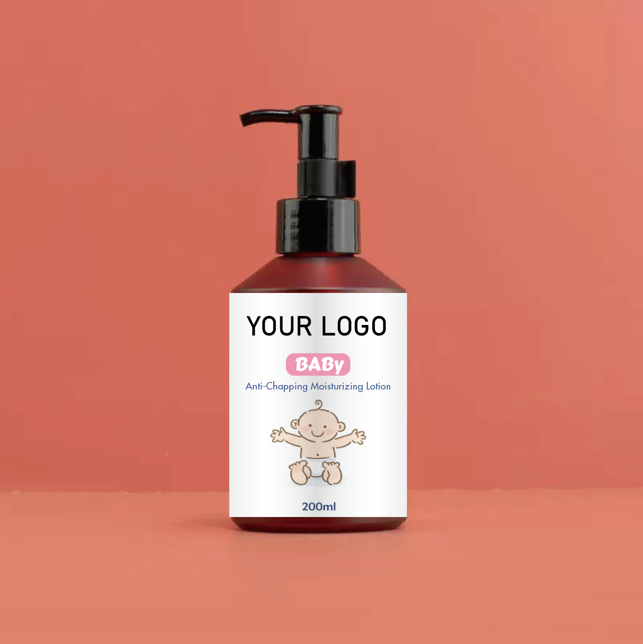 ORANGLES OEM Natural Organic Baby & Children's Body Lotion 500ml – Moisturizing Skin Care Lotion for Soft, Smooth & Healthy-Looking Skin - detailed closeup view - Image 3 of 3 | great for travel | Texas | Free Shipping ORANGLES