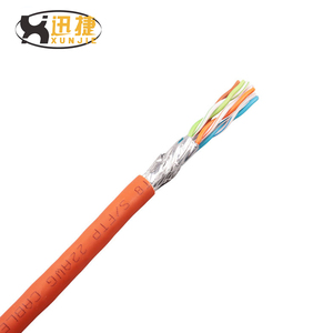 Ad alta frequenza seriale/XUNJIE serie H-FR cavo di rete in rame puro doppio schermato dieci Gigabit ad alta velocità Sftp Cat8a Cat8 - Product Image 5