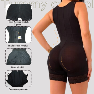 Faja Moldeadora de Control Abdominal para Mujer, Fajas Colombianas de Compresión, Bodys Postoperatorios BBL, Bodys Moldeadores de Cuerpo Firme - Product Image 3