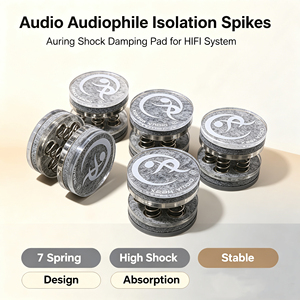 YIVO XSSH <span class=keywords><strong>HIFI</strong></span> Audio Vidéo Audiophile Isolation Spikes Spring Shock Damping Foot Pads Acrylic Sound-Proof Cotton for Speaker CD - Product Image 2