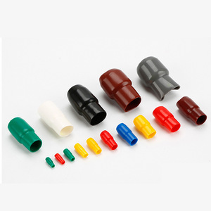 Embout de câble <span class=keywords><strong>souple</strong></span> en <span class=keywords><strong>PVC</strong></span> <span class=keywords><strong>souple</strong></span> série V standard, prix usine, capuchon de terminaison, couvercle de cosse de câble - Product Image 1