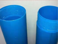 Tuyaux de forage de puits d'eau portables en PVC, fournis par l'usine, pour puits de forage, avec gaine et écran, 6 et 8 pouces