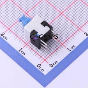 PB-22E81-S-E <b>Push</b> <b>Button</b> <b>Switch</b> Through hole Component (THT) <b>Switch</b> Self-Locking 300mA 12V 2.5N - Product Image 2