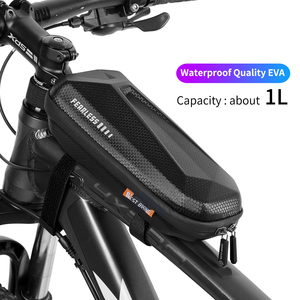 Sac de compression portable pour vélo, 1-1,5 L, en PU+EVA, nylon, étanche, coque rigide, fermeture éclair, léger, 145 g - Product Image 6