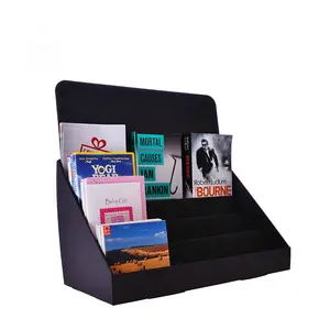 Kunden spezifische gute Druck qualität Einzelhandel Promotion Karton Buch zähler Display Stand