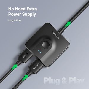 UGREEN Switch 4K 60Hz avec câble de 3,3 pieds, séparateur bidirectionnel 2 en 1 pour <span class=keywords><strong>TV</strong></span> <span class=keywords><strong>Fire</strong></span> <span class=keywords><strong>Stick</strong></span> Nintendo Switch - Product Image 5