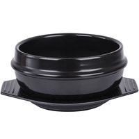 Bol en pierre de Dolsot coréen en céramique Bibimbap Pot en terre avec plateau Bol à casserole commercial pour soupe de nouilles au riz chaud