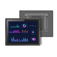 PC industriel personnalisé J4125 512G SSD 32 pouces tout-en-un Hmi Pc Ip65 Linux Win10 écran tactile Pc moniteur capacitif ordinateur