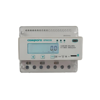 Control Remoto Industrial Trifásico Prepago Inteligente con WiFi, Pantalla LED LCD, RS485, Riel DIN, Inalámbrico, 100A Máx., Precisión de 0.5S, 80A