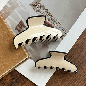 ZiTeng New Style Acetate Claw <strong>Clips</strong> French Style Barrette Hair <strong>Clips</strong> Wholesale Korean Hair Accessories for Women Custom <strong>Clips</strong> - Product Image 2