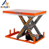 Table élévatrice hydraulique électrique à ciseaux réglable d'occasion