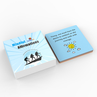 Citation inspirante de motivation personnalisée santé mentale cartes de pleine conscience impression personnalisée