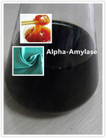 Alpha-amylase industrielle à température moyenne, forme solide et liquide